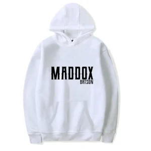 Maddox Batson Hoodie 2025 World Tour Long Sleeve Casual Streetwear Women Men Hip Hop Hooded Sweatshirts