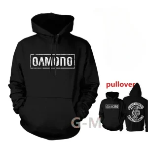 2025 USA Tv anime Movies Cool Sons of A-Anarchy S-Samcro SOA Hoodie Fleece Coats Soft Comfort Cashmere Sweatshirts jackets Tops
